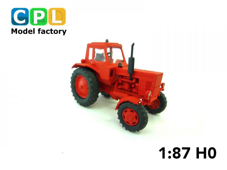 Traktor Belaruss MTS-82L kleine Kabine rot Bj 1982